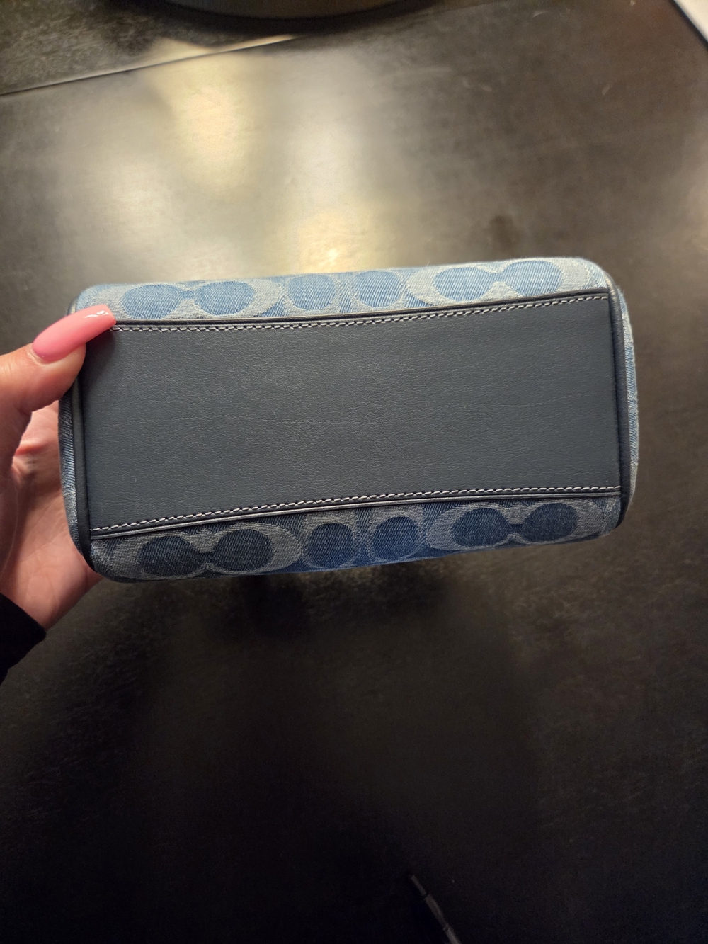Coach Denim Mini Rowan - Picture 4 of 11
